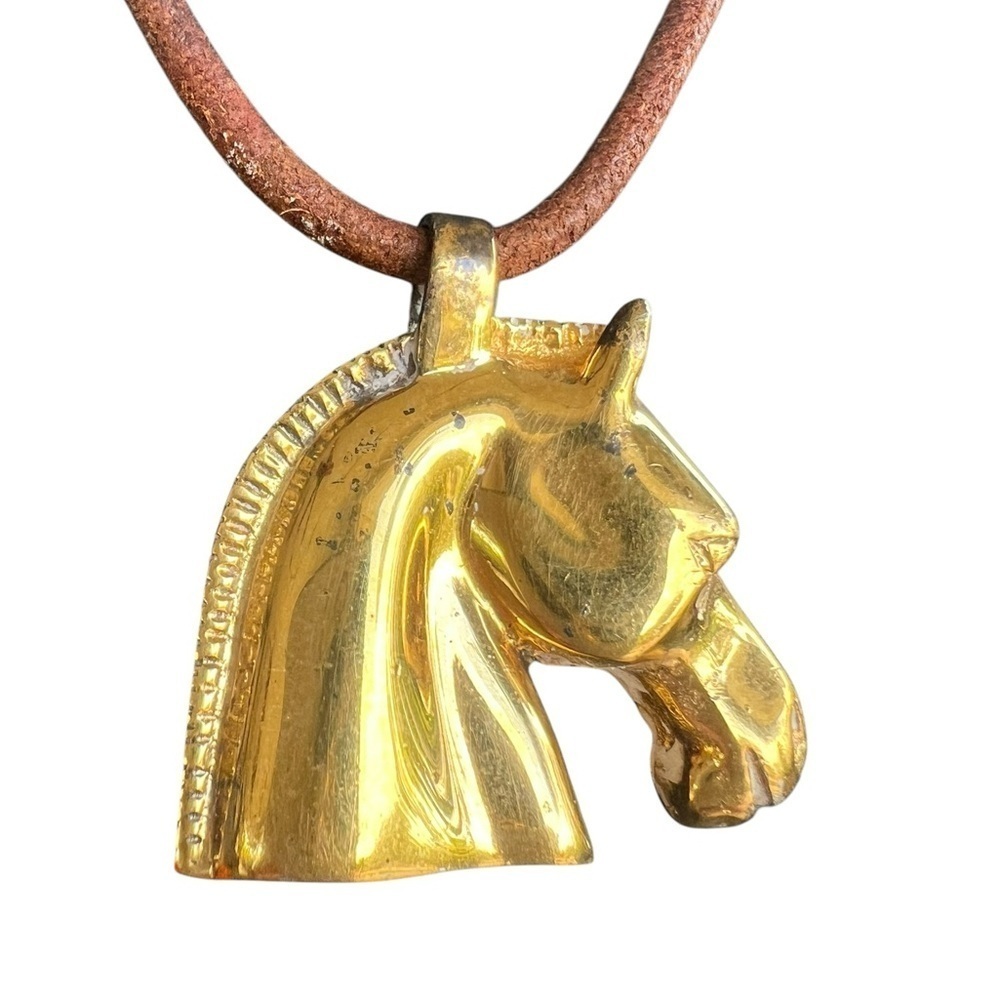 Hermes Bijouterie Fantaisie Horse necklace - Picture 2 of 7